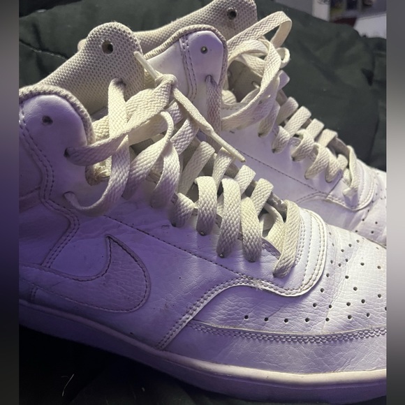 hightop white airforces